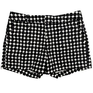 Banana Republic Marimekko Black & White Tailored Shorts Women's size 8